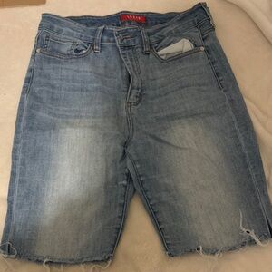 Guess Light Blue Denim Cutoff Shorts